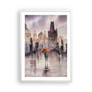 Plakát v bílém rámu - Lidé se nemění - 50x70 cm