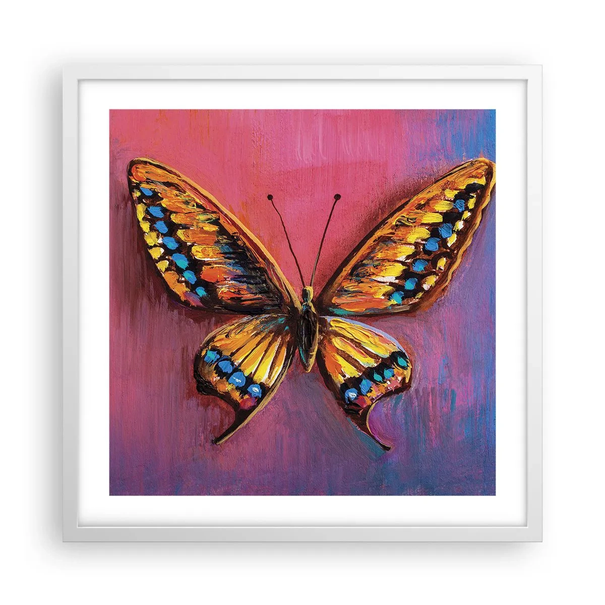 Plakát v bílém rámu - Klenot přírody - 50x50 cm