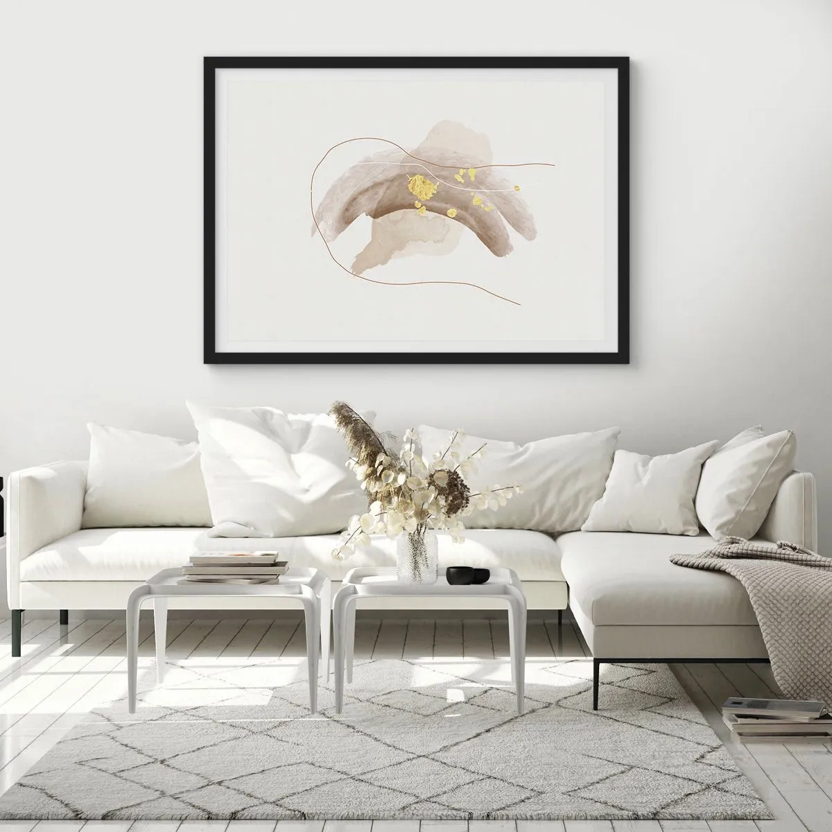 Plakát v černém rámu - Vesmírná bytost - 91x61 cm