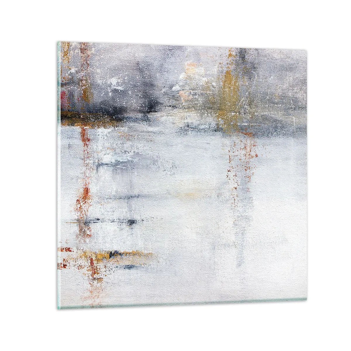 Obraz na skle - Za závojem vzduchu - 40x40 cm