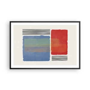 Plakát v černém rámu - Duch a písmeno geometrie - 91x61 cm