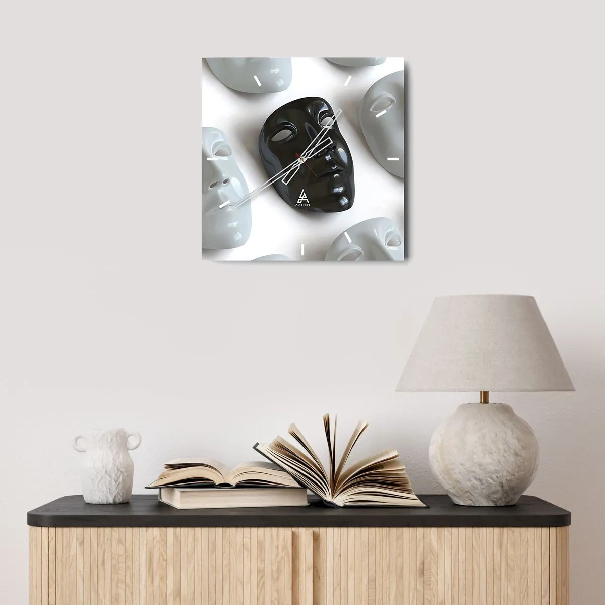 Nástěnné hodiny - Jak se odlišit? - 30x30 cm