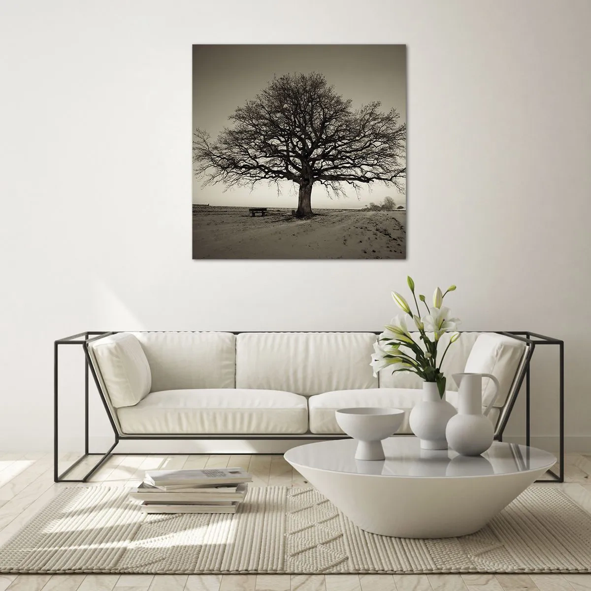 Obraz na skle - Odtud až na věčnost - 30x30 cm