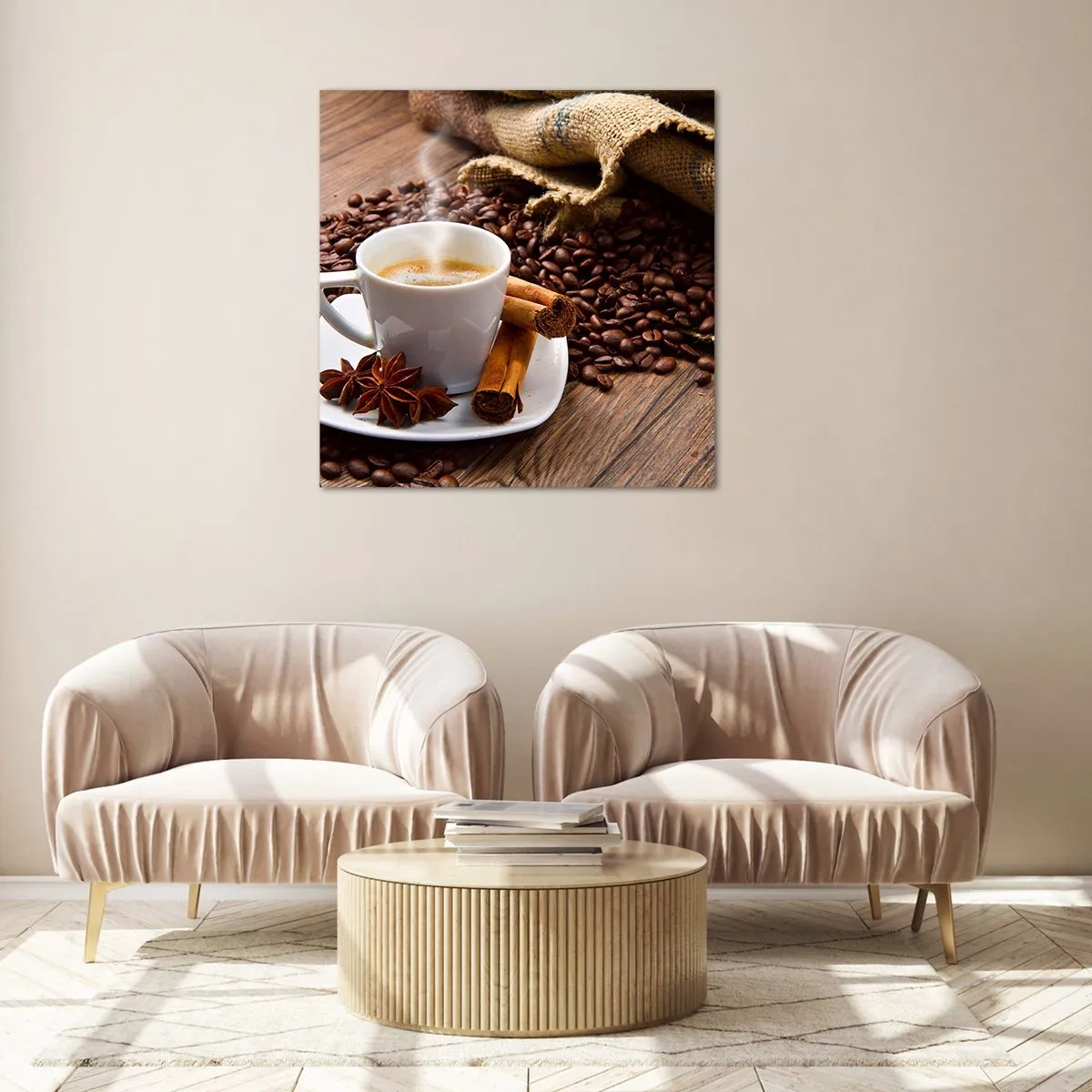 Obraz na skle - Pikantní chuť a aroma - 40x40 cm