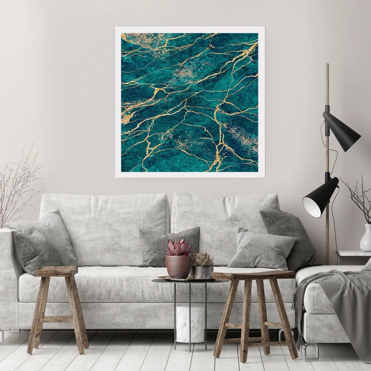 Plakát - Zlatá žíla - 50x50 cm