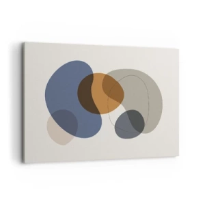 Obraz na plátně - Kapky barev - 100x70 cm