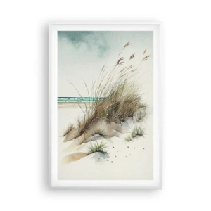 Plakát v bílém rámu - Zahalené v písku - 61x91 cm