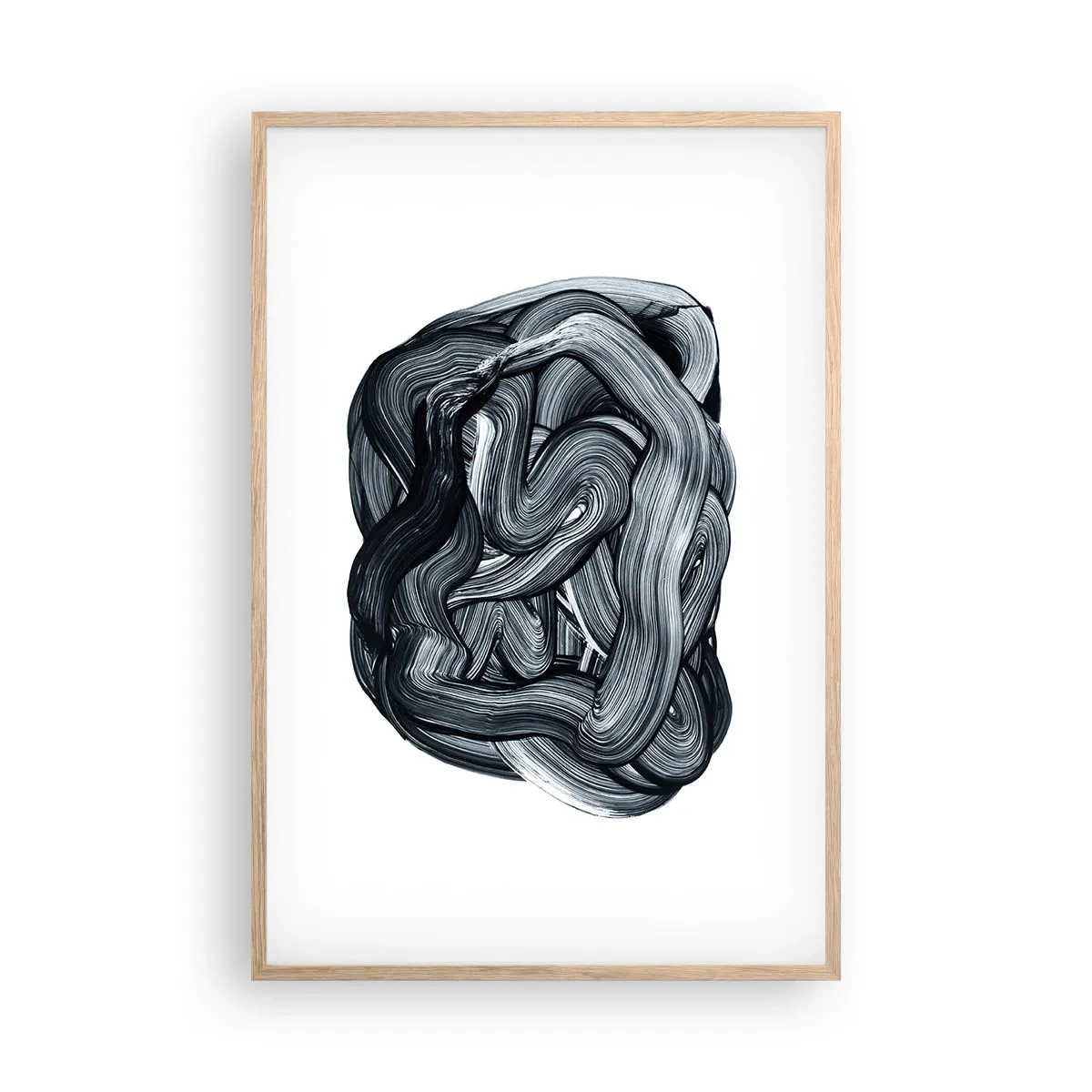 Plakát v rámu světlý dub - Není to tak jednoduché - 61x91 cm