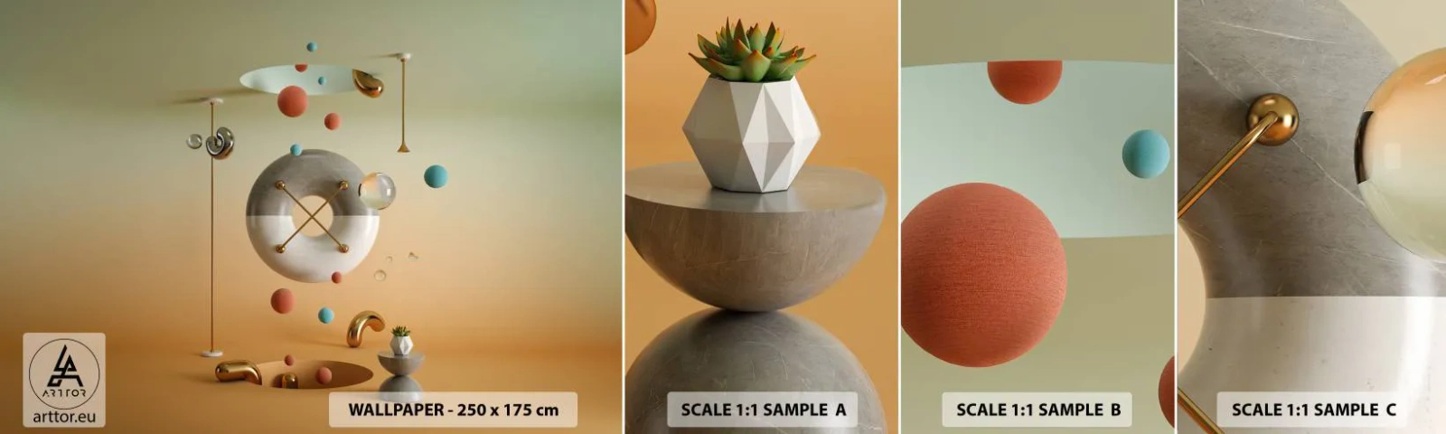 Vzor Fototapety Samolepicí Deluxe Sticker - Vše je možné - Abstrakce, Surrealismus, 3D - 100x30 cm