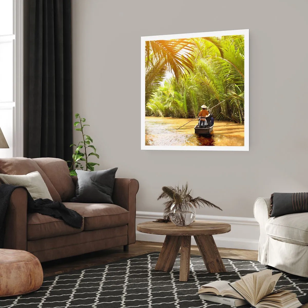 Plakát - Palmovou souteškou - 60x60 cm