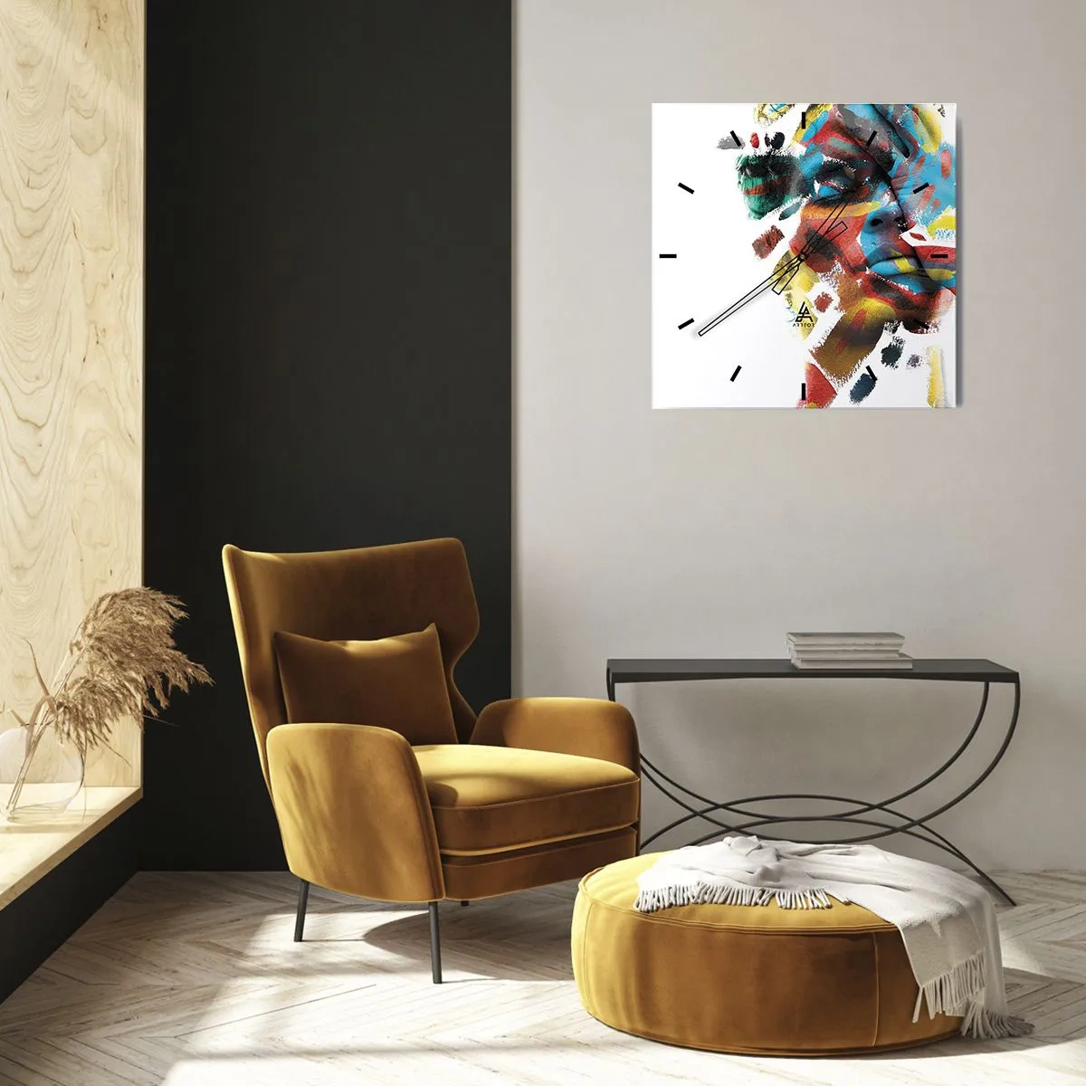 Nástěnné hodiny - Pestrá osobnost - 40x40 cm