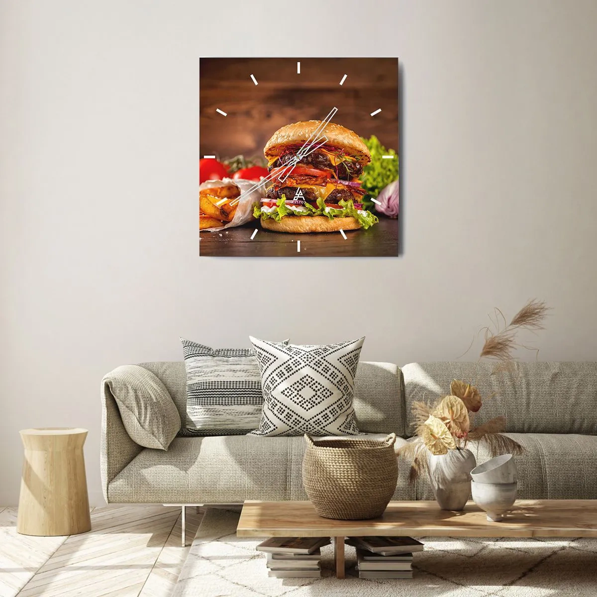 Nástěnné hodiny - Zakázané ovoce - 30x30 cm