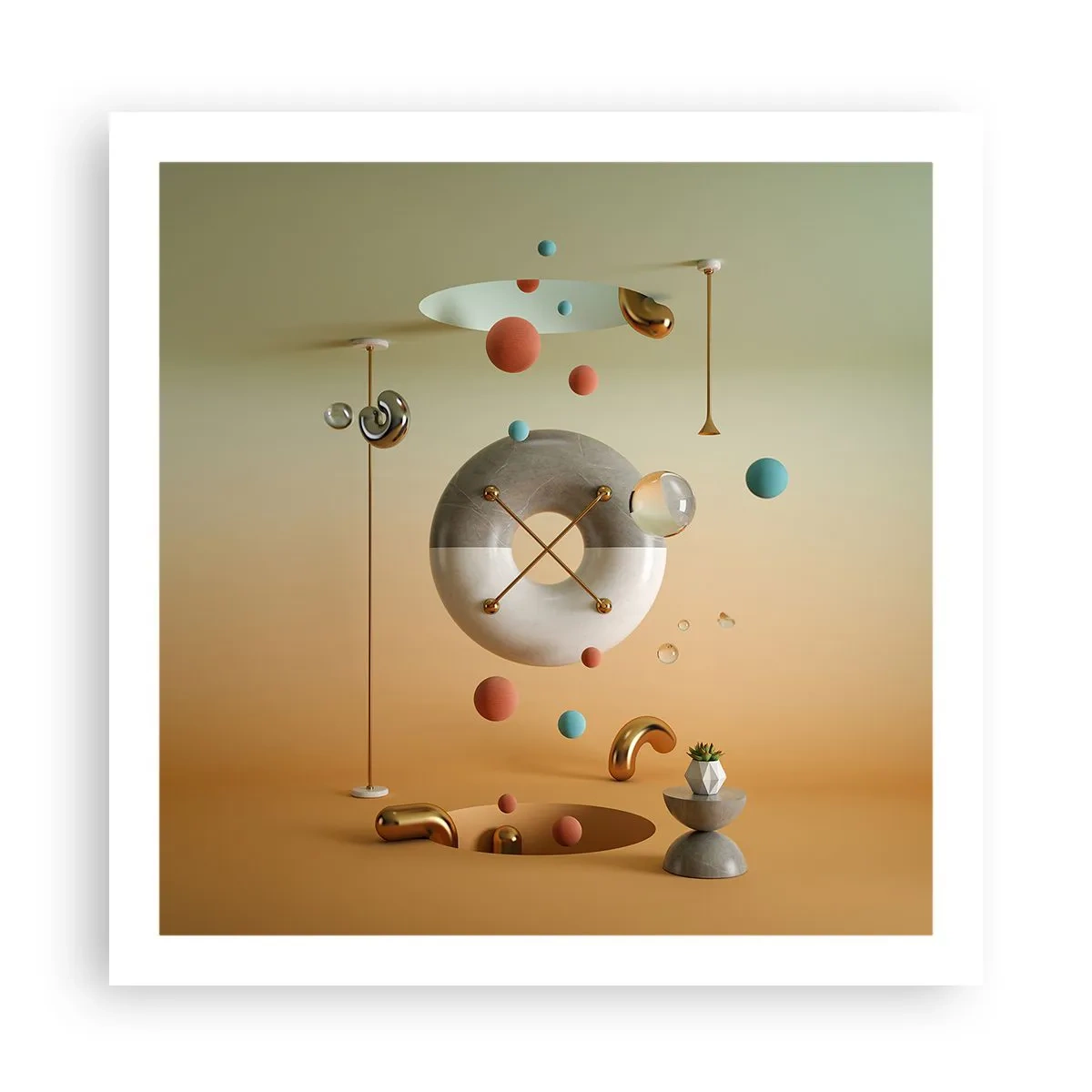 Plakát - Vše je možné - 60x60 cm