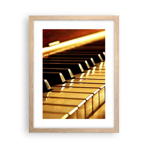 Plakát v rámu světlý dub - Neomezené možnosti - 30x40 cm