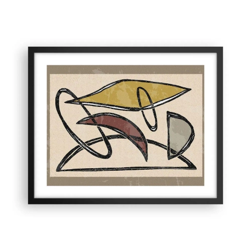 Plakát v černém rámu - Svisle a vodorovně - 50x40 cm