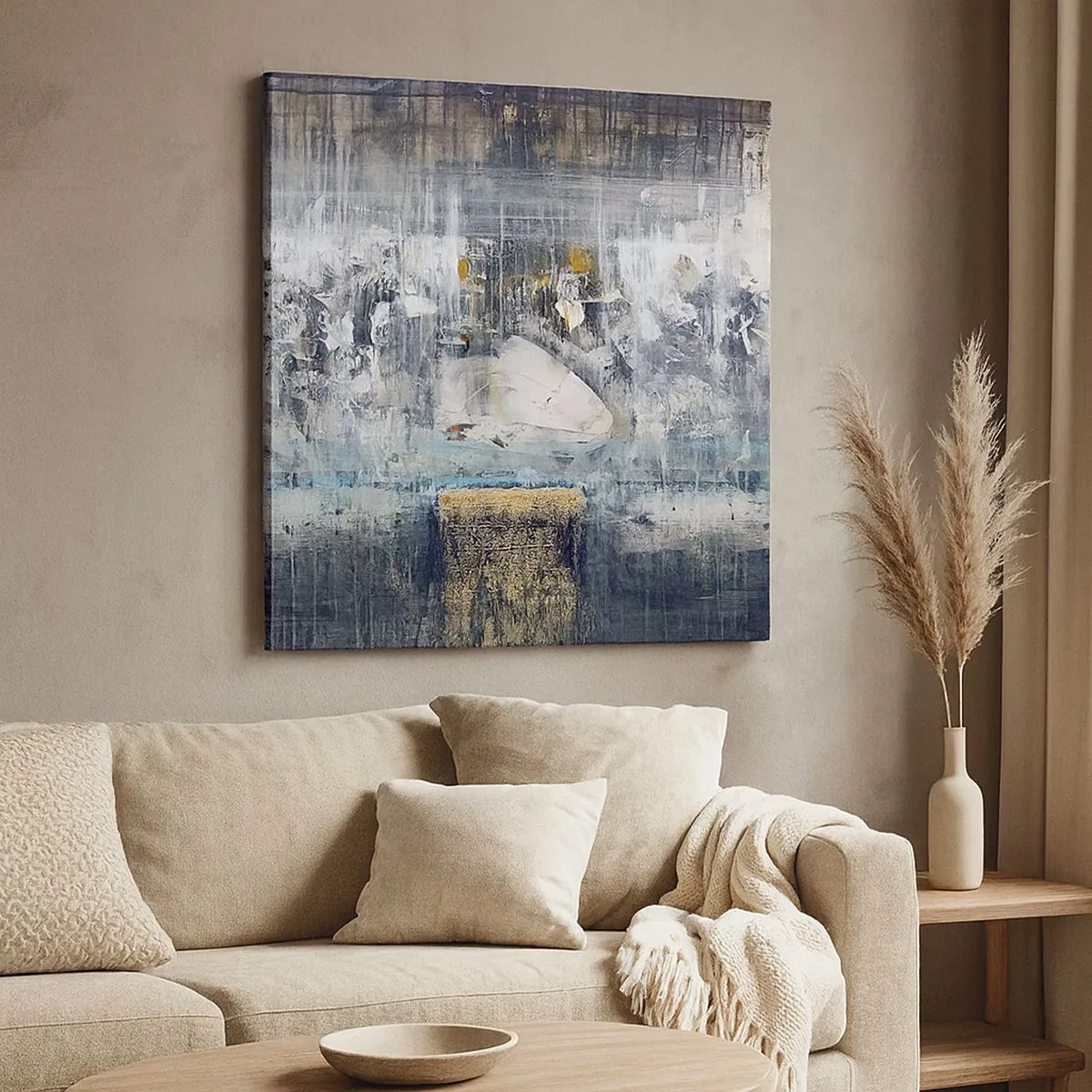 Obraz na plátně - Jako na ledě, tak i na hroudě - 30x30 cm