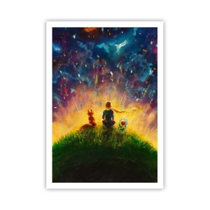 Plakát - Láska a přátelství - celý svět - 70x100 cm