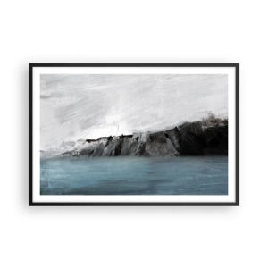 Plakát v černém rámu - Voda – země: střet živlů - 91x61 cm
