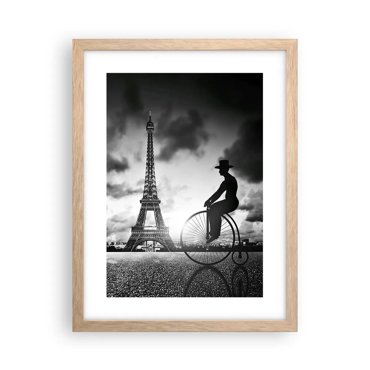 Plakát v rámu světlý dub - Touha po Belle Epoque - 30x40 cm