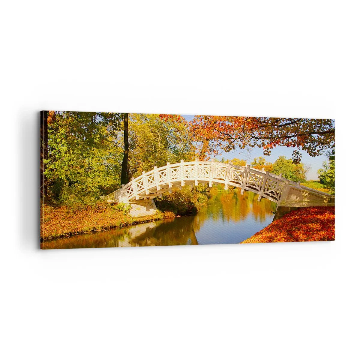 Obraz na plátně - Na bílém můstku vzdechů - 100x40 cm