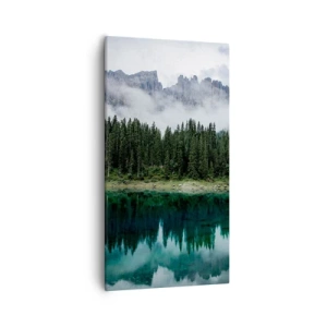 Obraz na plátně - Tiše, tiše, neprobuďme spící vodu…. - 55x100 cm