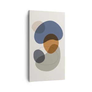 Obraz na plátně - Kapky barev - 45x80 cm