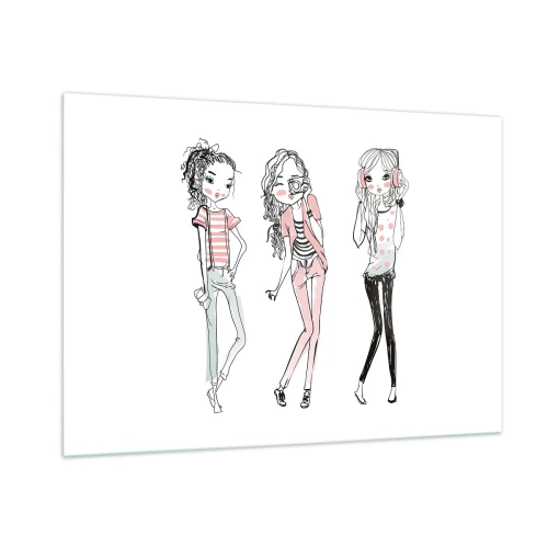 Obraz na skle - Bude, bude zábava - 100x70 cm