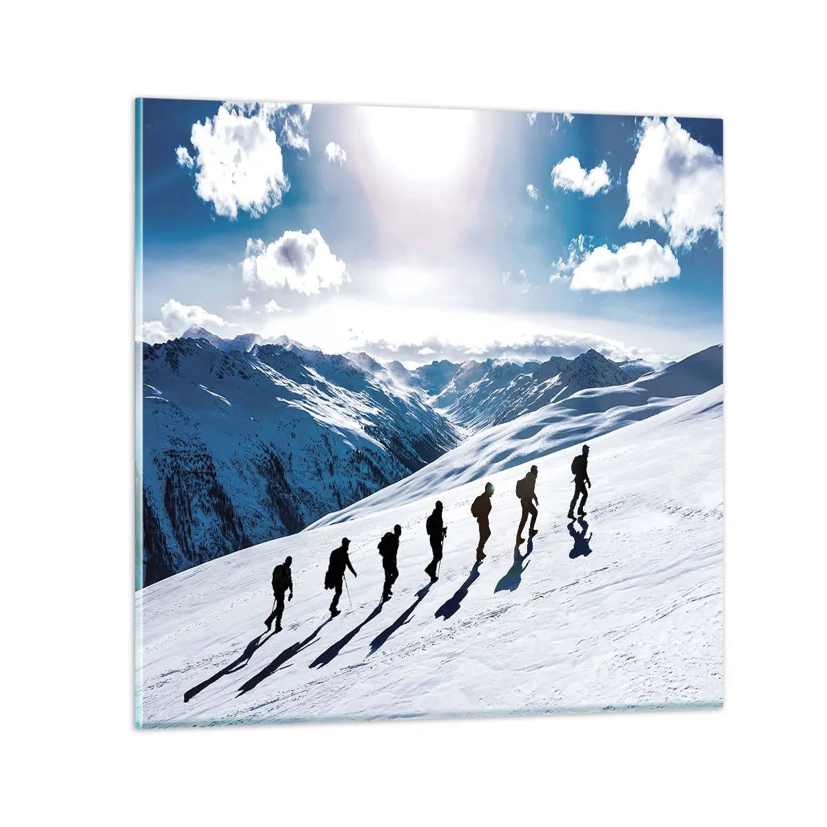 Obraz na skle - Tým dobývatelů - 50x50 cm