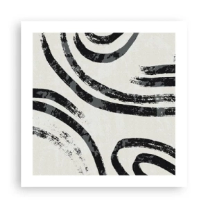 Plakát - Napůl zastavený - 50x50 cm