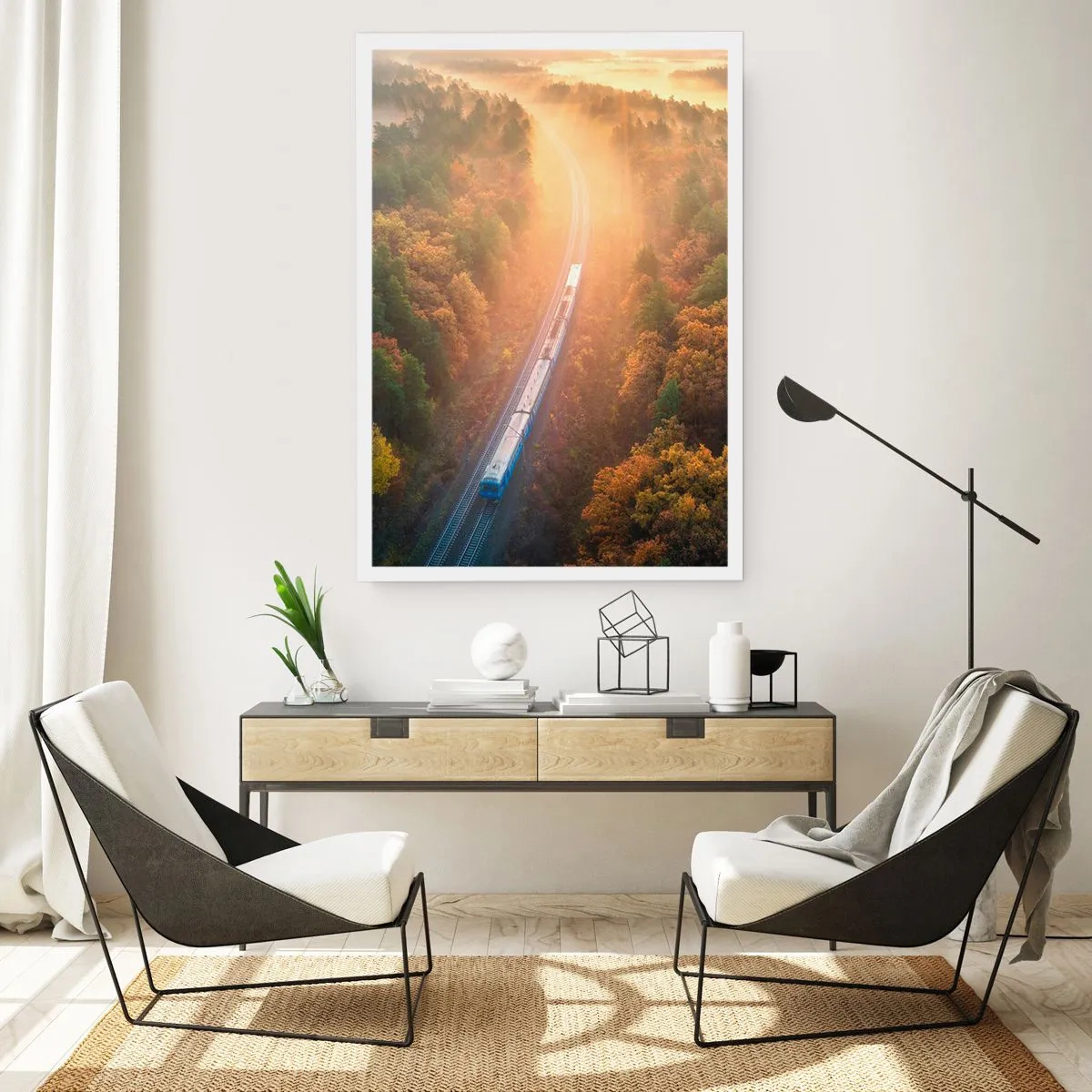 Plakát - Podzimní cesta - 61x91 cm