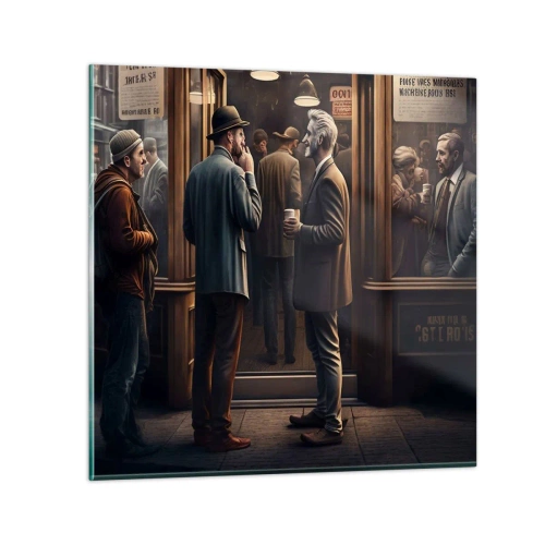 Obraz na skle - Dobrá chvíle dne - 70x70 cm