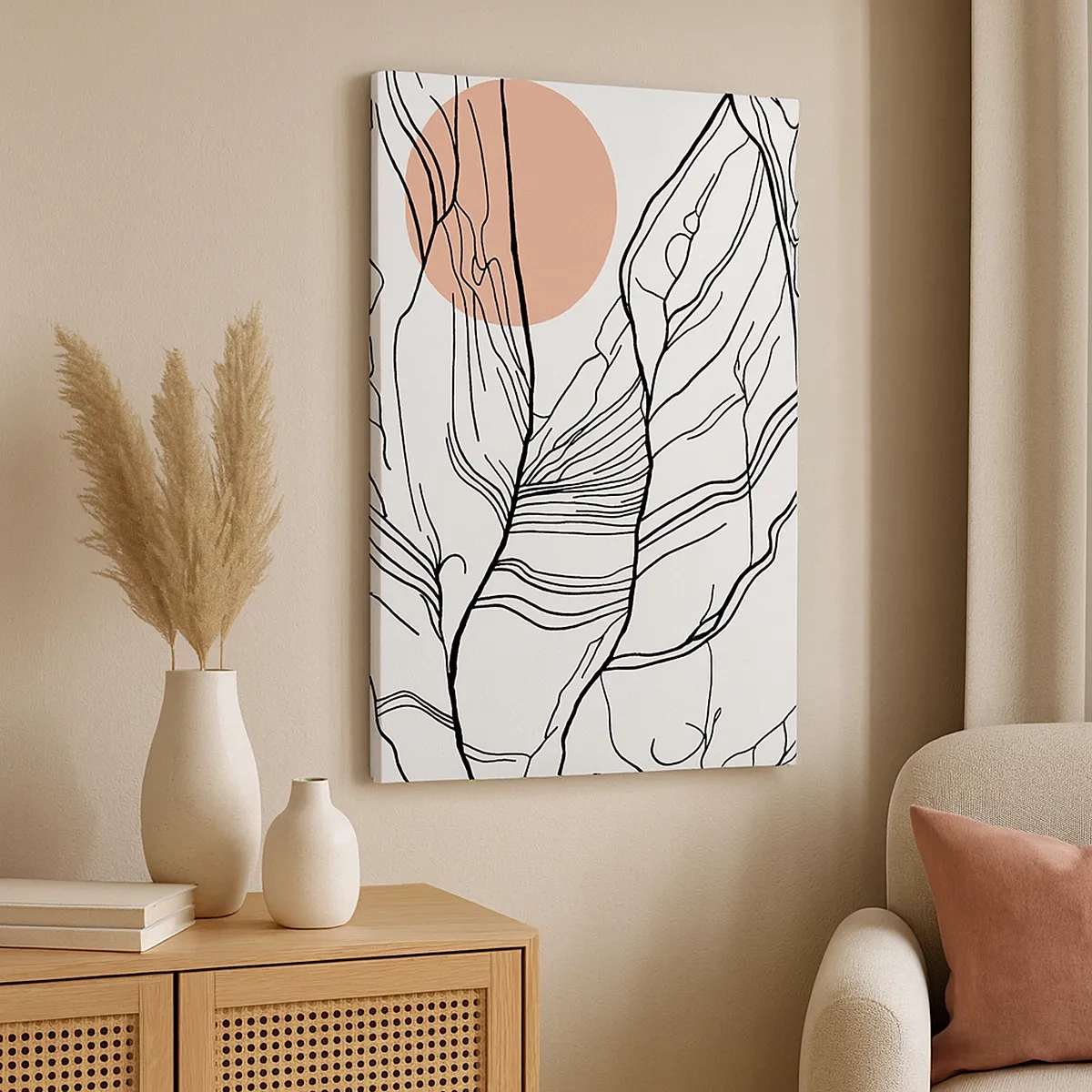 Obraz na plátně - V síti větviček - 50x70 cm