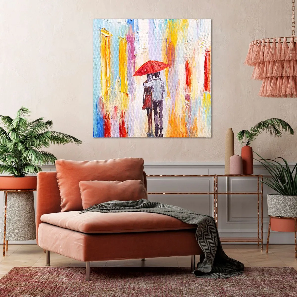 Obraz na plátně - Ať prší dál - 60x60 cm