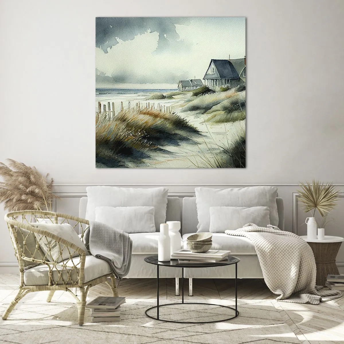 Obraz na skle - Daleko od shonu - 50x50 cm