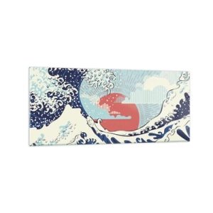 Obraz na skle - Z japonských inspirací - 120x50 cm