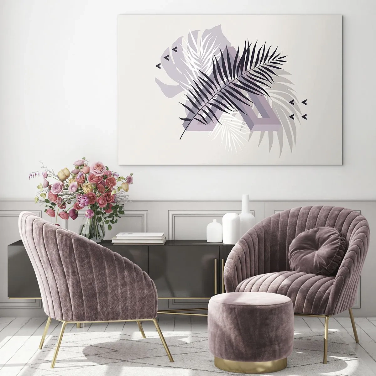 Obraz na skle - Stín stínu - 120x80 cm