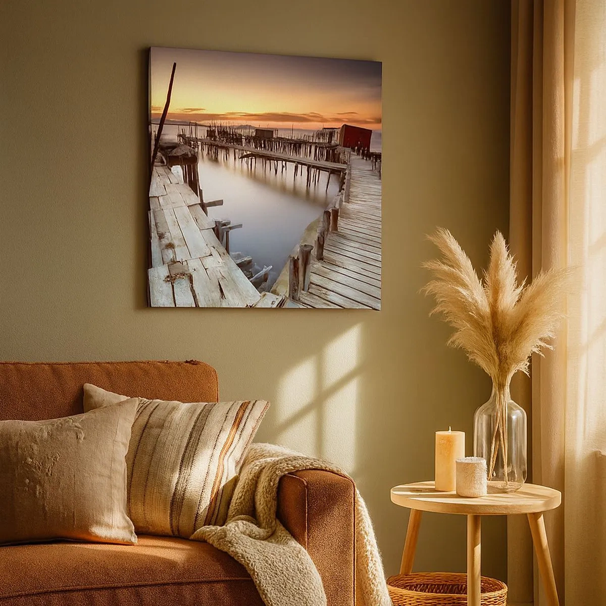 Obraz na plátně - Autentičnost, ne turistická atrapa - 30x30 cm