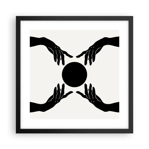 Plakát v černém rámu - Tajné znamení - 40x40 cm