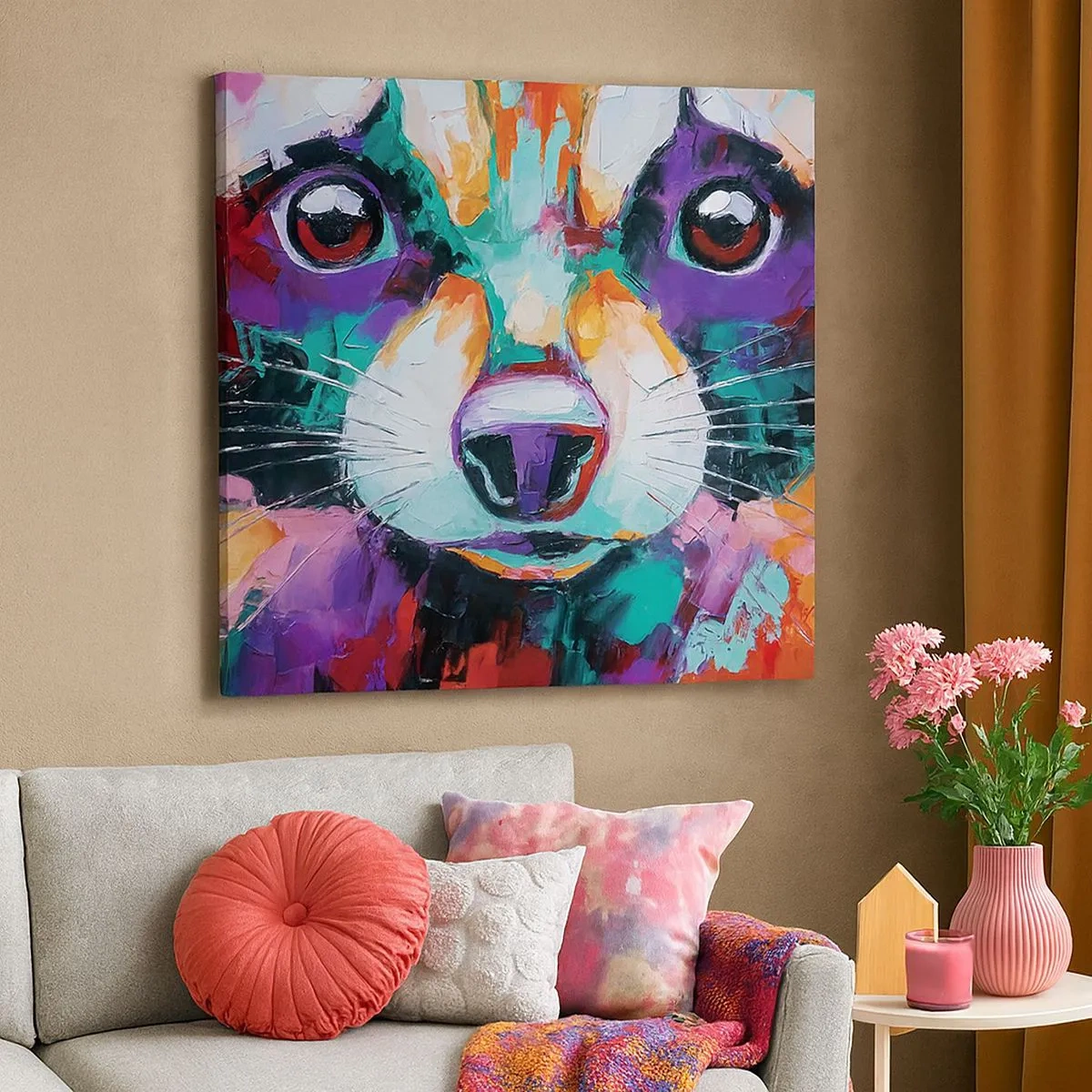 Obraz na plátně - Pouze dobré emoce - 30x30 cm