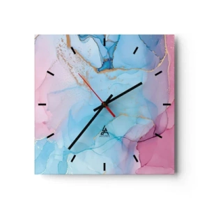 Nástěnné hodiny - Setkávání a prolínání - 30x30 cm
