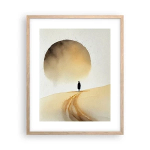 Plakát v rámu světlý dub - Vždycky touha - 40x50 cm