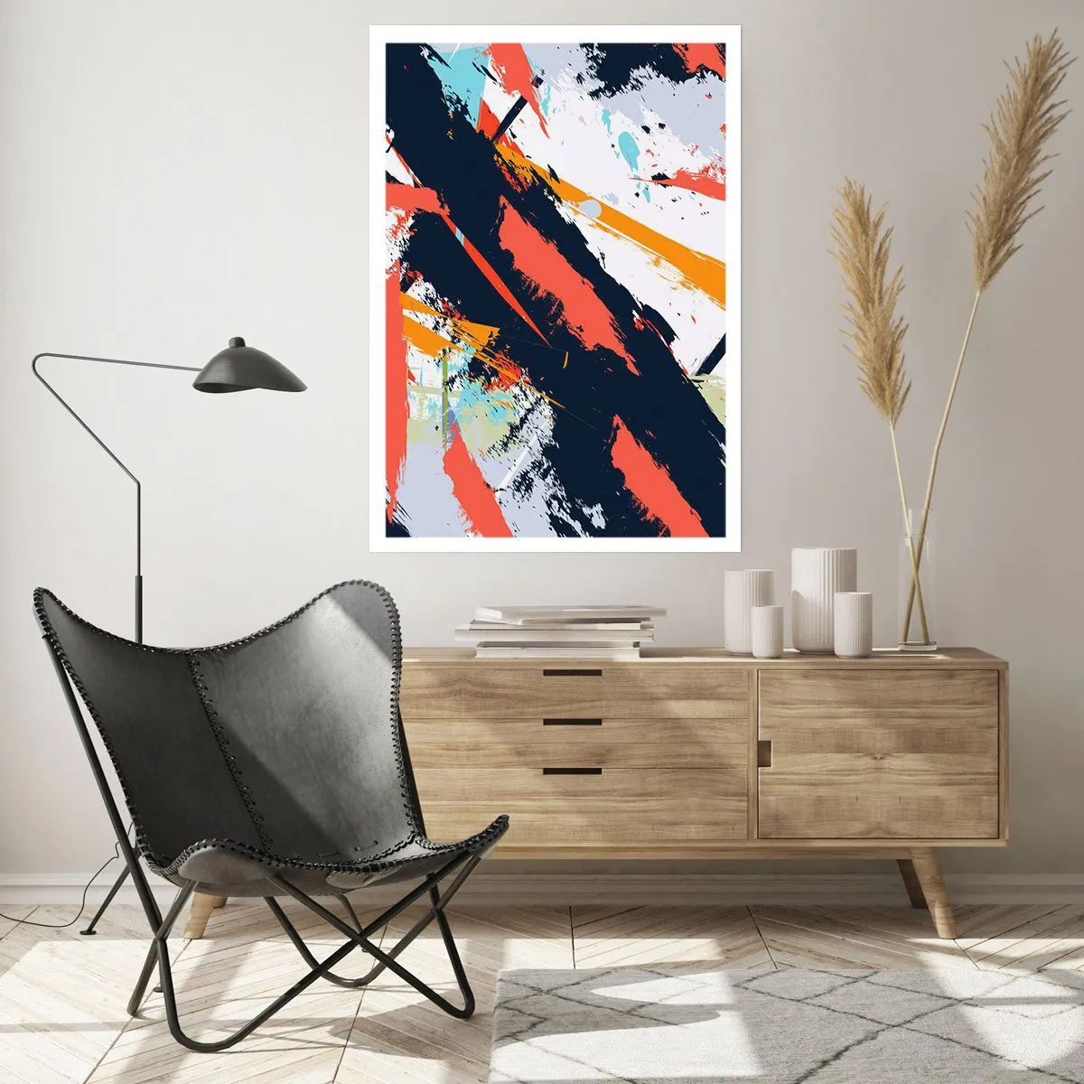 Plakát - Dynamická kompozice - 40x50 cm