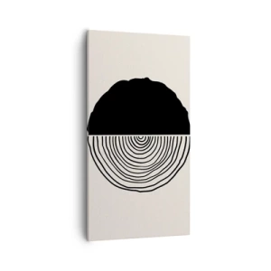 Obraz na plátně - Půl na půl - 55x100 cm