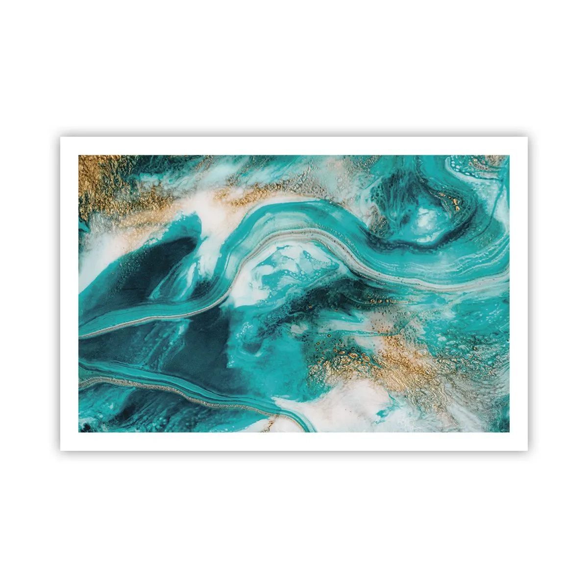 Plakát - Řeka zlata - 91x61 cm
