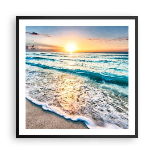 Plakát v černém rámu - Výhled, který stojí za to - 60x60 cm