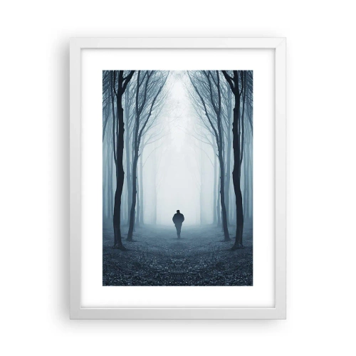 Plakát v bílém rámu - A všechno jednoduché a jasné - 30x40 cm