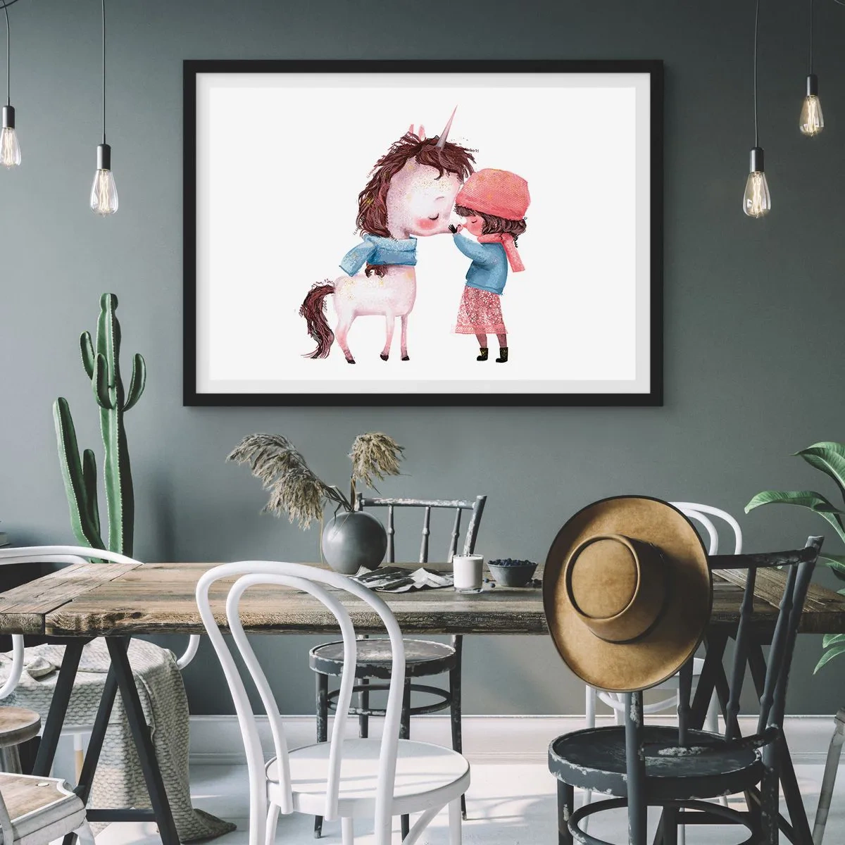 Plakát v černém rámu - Zimní příběh - 91x61 cm
