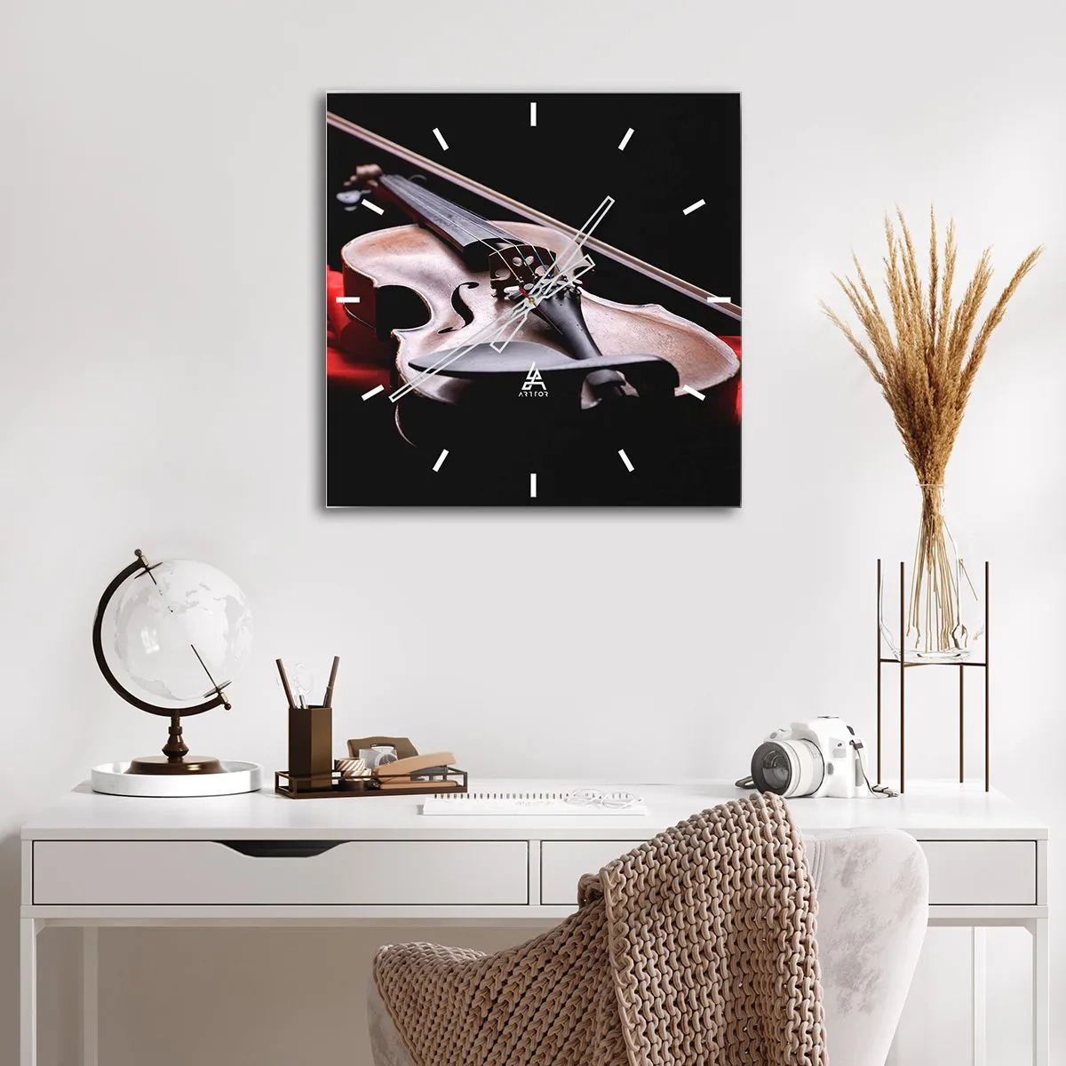 Nástěnné hodiny - Hudba pocitů - 30x30 cm