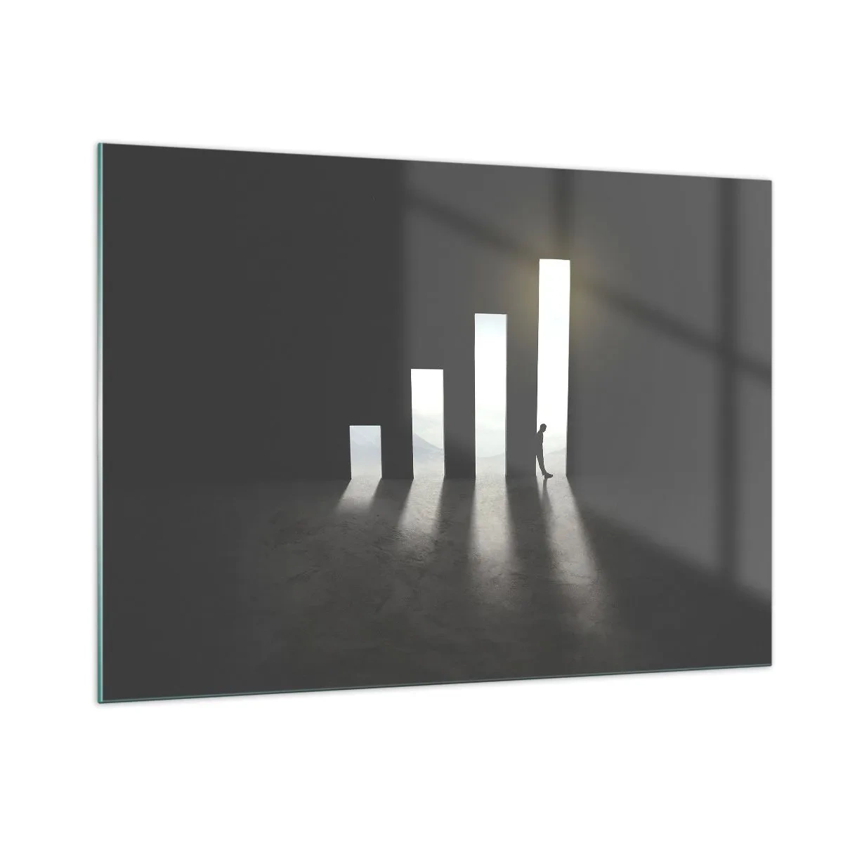 Obraz na skle - Úspěch – imprese - 100x70 cm
