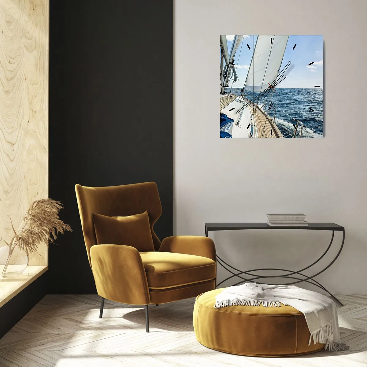 Nástěnné hodiny - Ahoj, dobrodružství - 40x40 cm